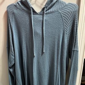 Azul Super Soft Hooded Long Sleeve